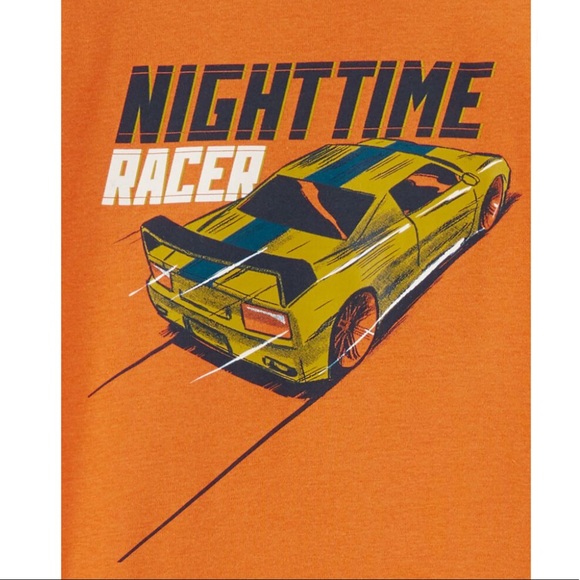 Carter’s Boys Race Car Shirt and Pants Pajamas - Picture 2 of 3